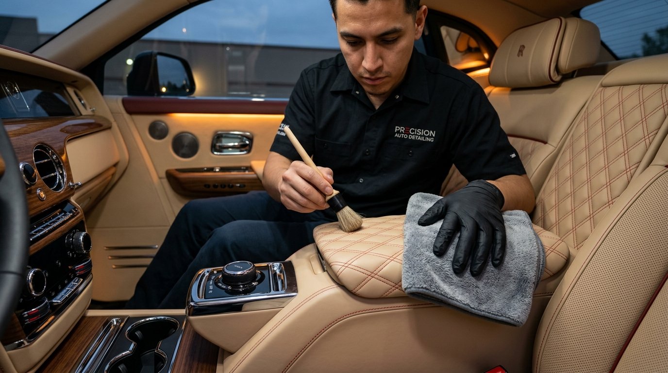 Luxury Interior Leather Treatment & Deep Detail